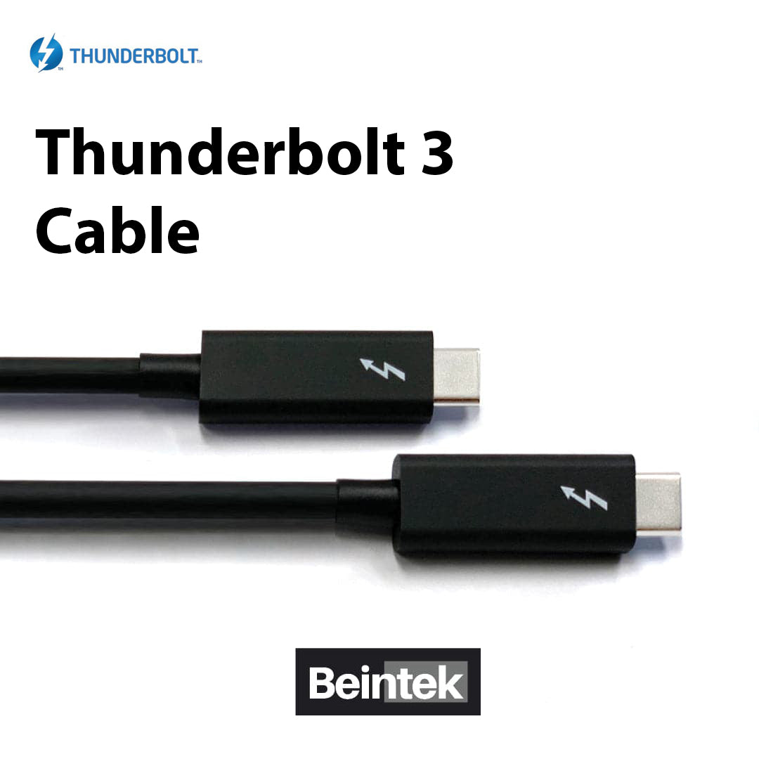 [Certified] Thunderbolt 3 Cable (2M/6.5FT)–Active 40Gbps/100W Charging - Beintek