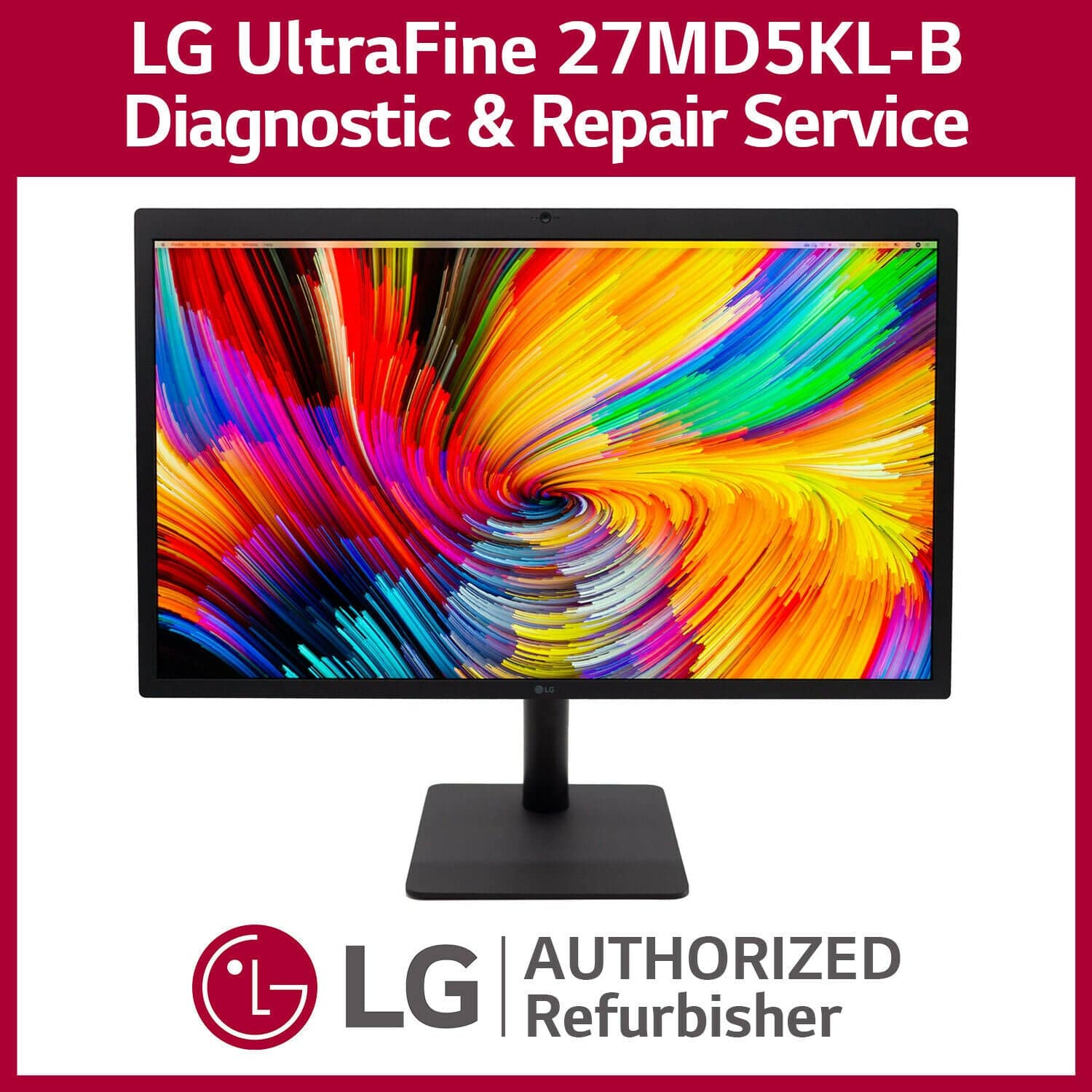 LG UltraFine 27MD5KL-B Monitor Diagnostic & Repair Service - Beintek